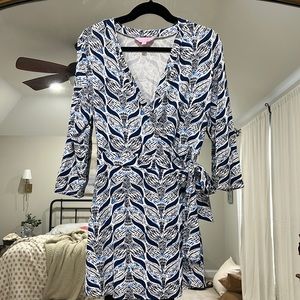 Lilly Pulitzer mermaid wrap romper size M. Great condition